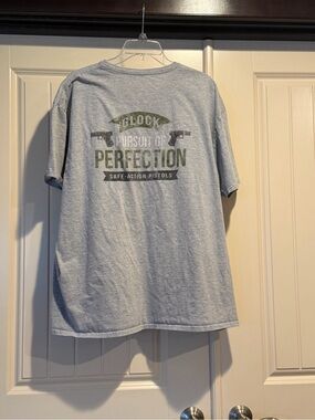 GLOCK Men's Heather Gray Short Sleeve Logo Tee